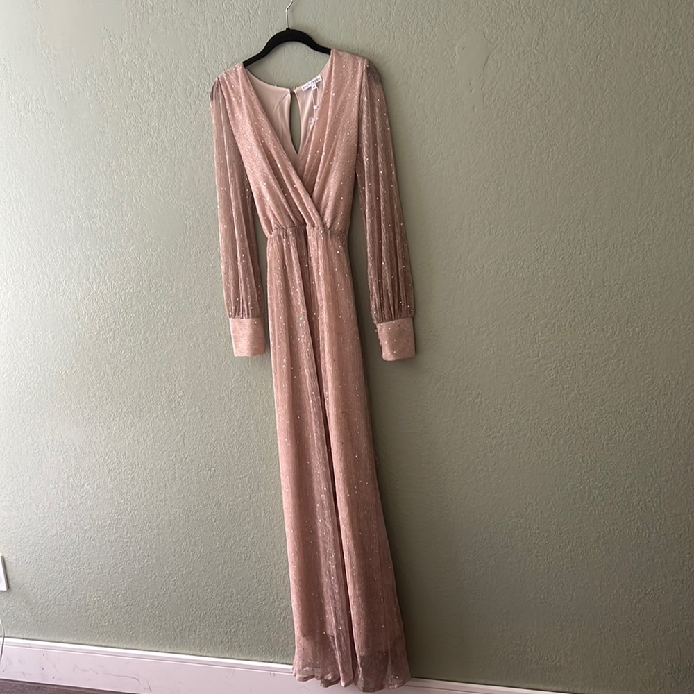 Baltic Born Abigail Sparkle Gown-Champagne